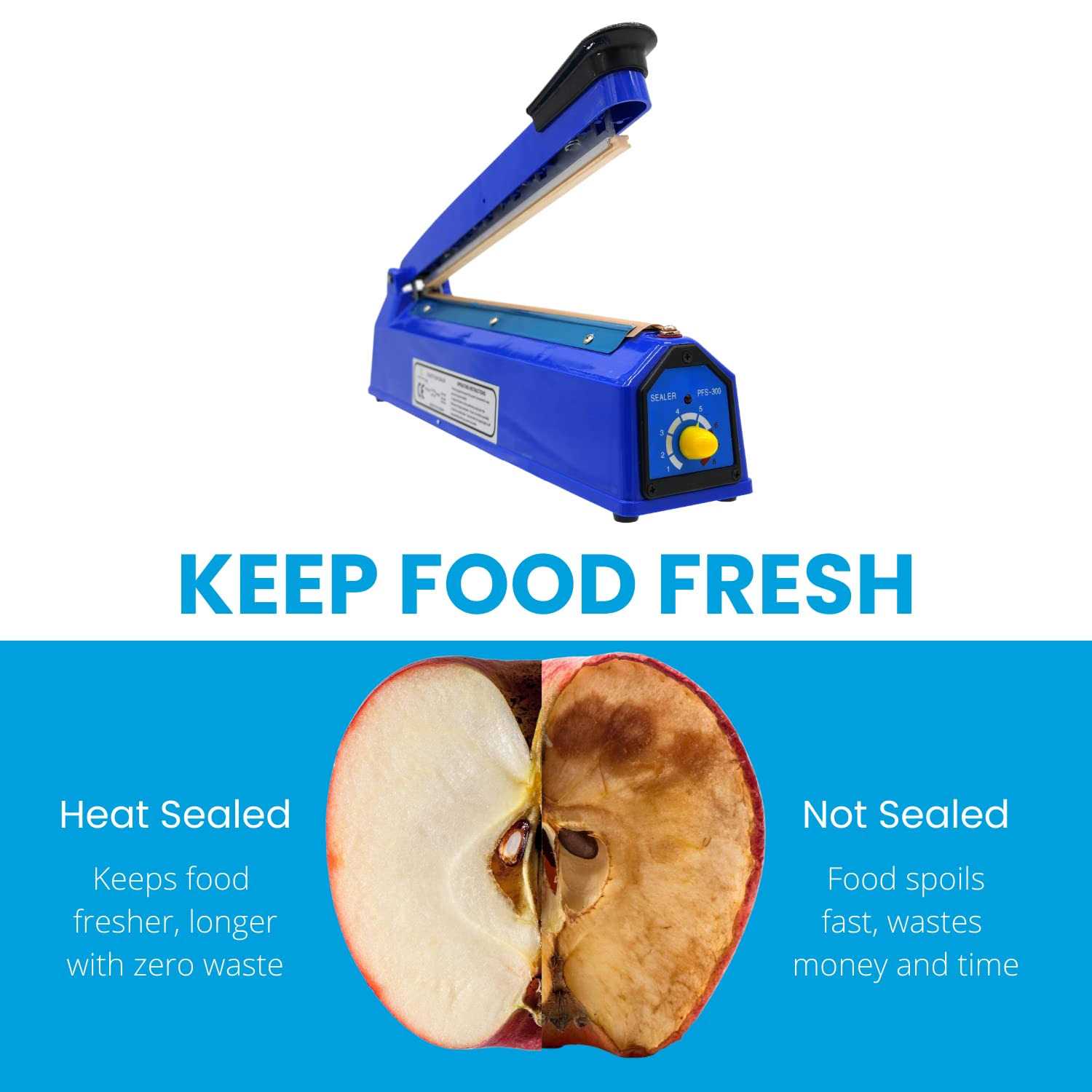 Onward Humble Bag Heat Sealer 12 Inch Impulse Sealer Easy to Use Tabletop Mylar Bag Sealer Heat Seal