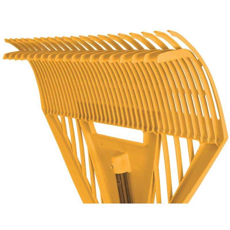 True Temper 26-in. Dual Tine Poly Leaf Rake