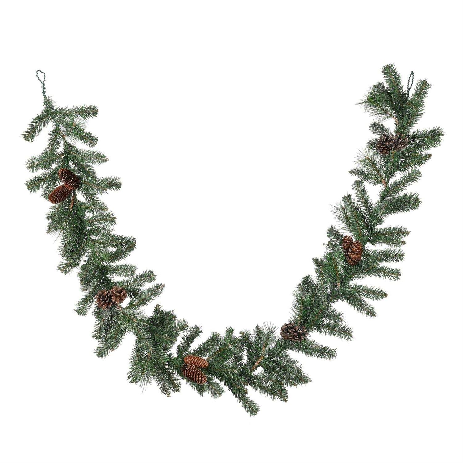 6ft Snowy Pinecone Garland by Ashland