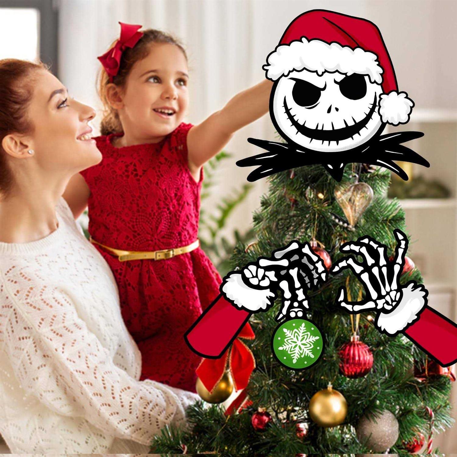Auirre Jack Skellington Christmas Tree Topper Head Arms and Legs