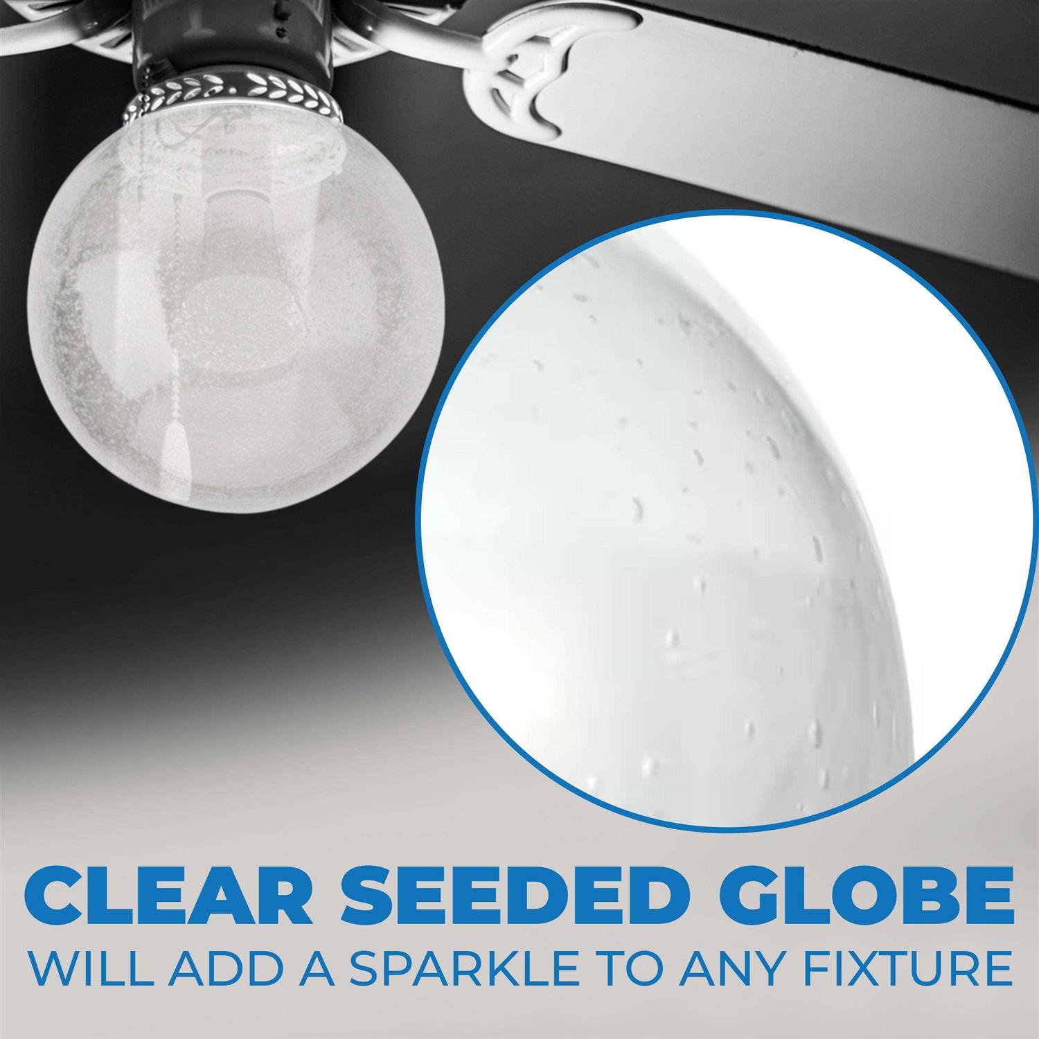 Westinghouse 81560 8156000 Clear Seeded Globe