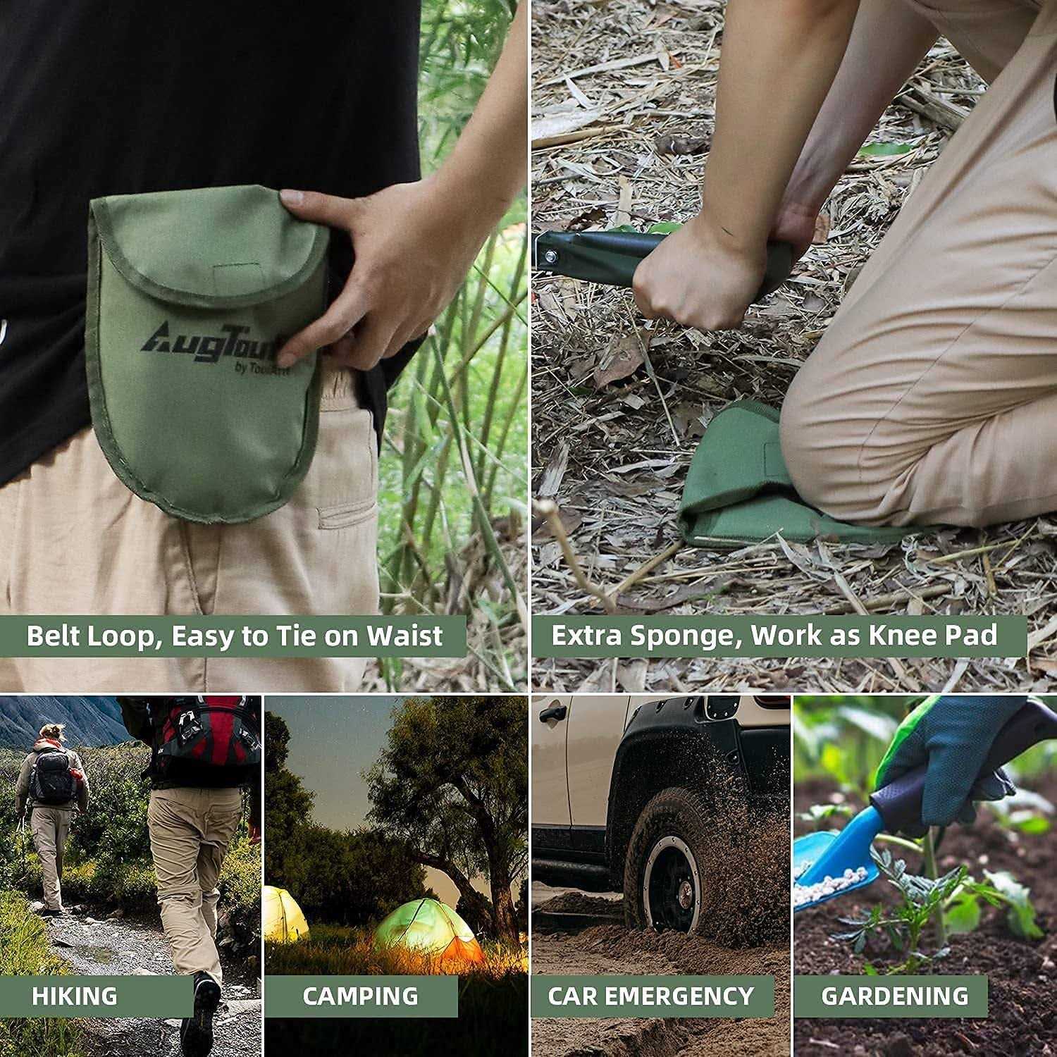 AugTouf Military Folding Camping Shovel