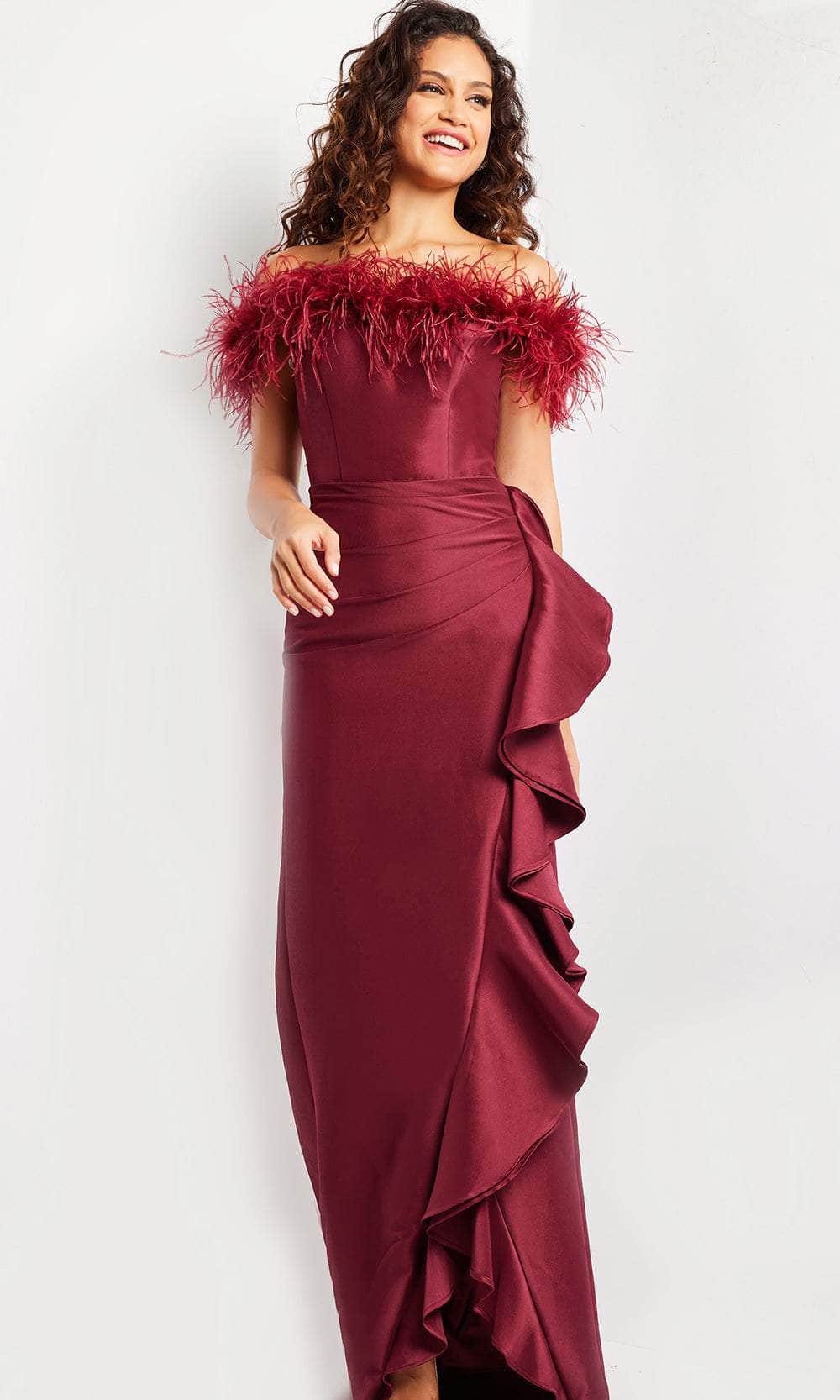 Draped Sheath Evening Dress
