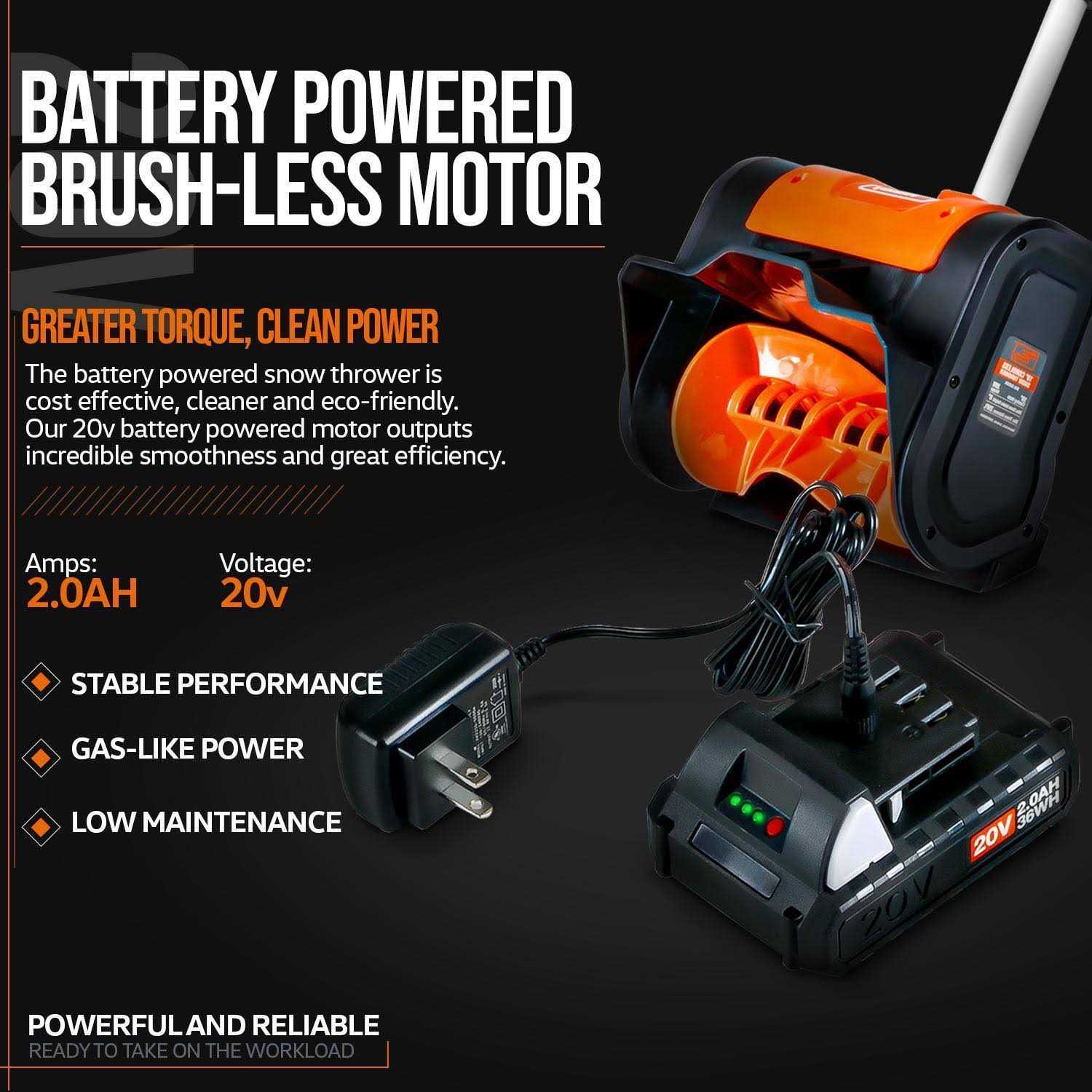 SuperHandy Cordless Snow Thrower/Shovel