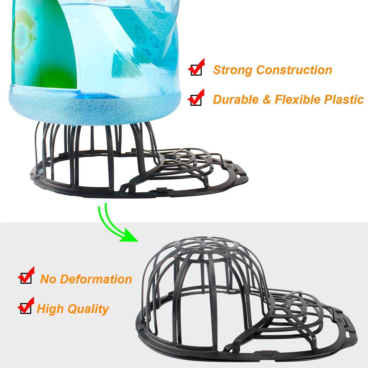 2 Pack Baseball Hat Washer Cleaning in the Dishwasher and Washing Machine, Cap Washing Protector Fit for Adult and Kid’s Ball Caps