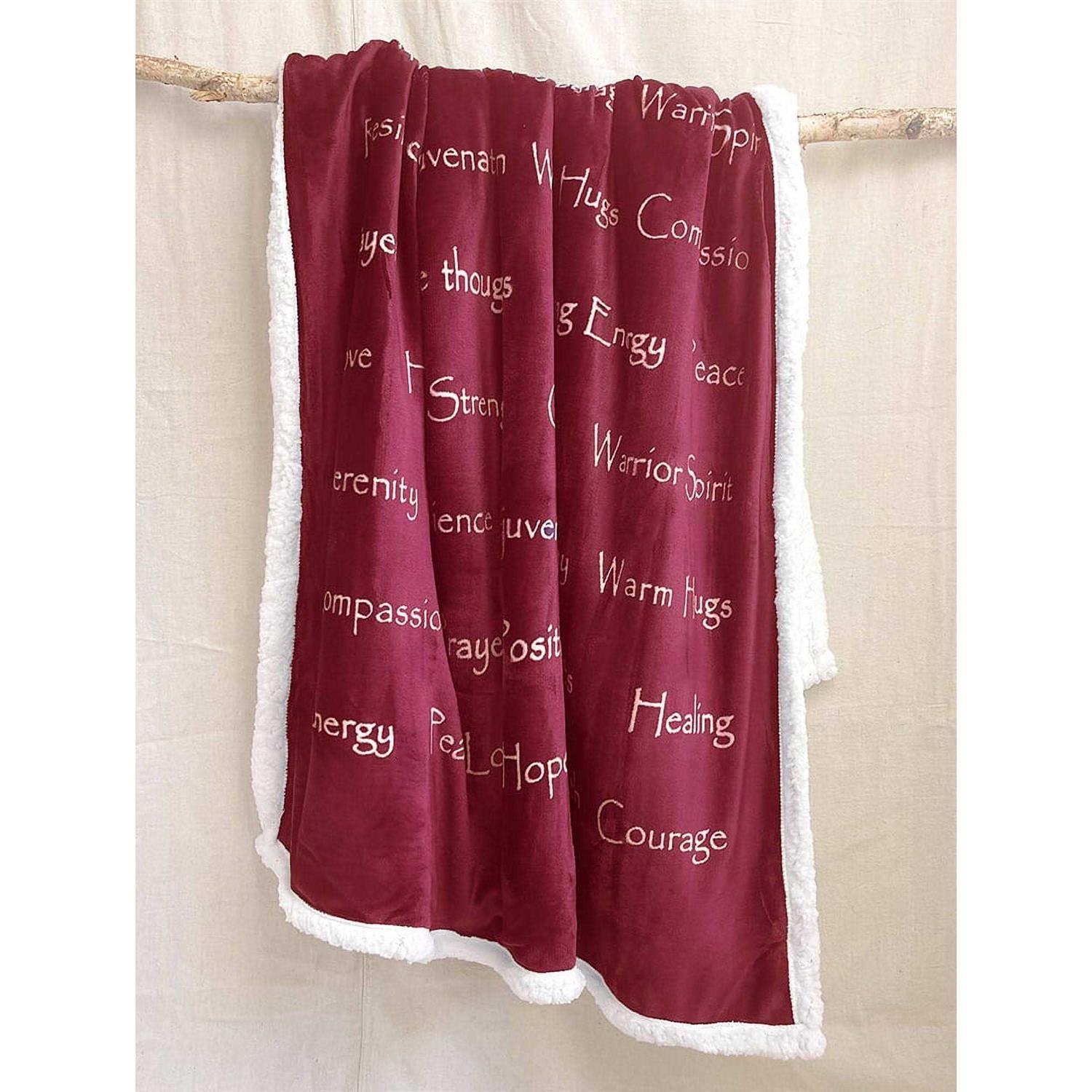 WOLF CREEK BLANKET Compassion Blanket Blanket Strength Courage Super Soft Warm Hugs