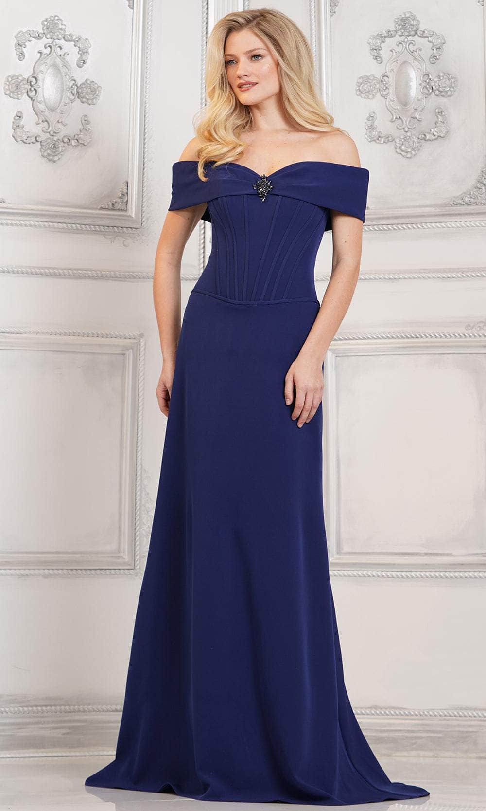 Off Shoulder Corset Evening Gown