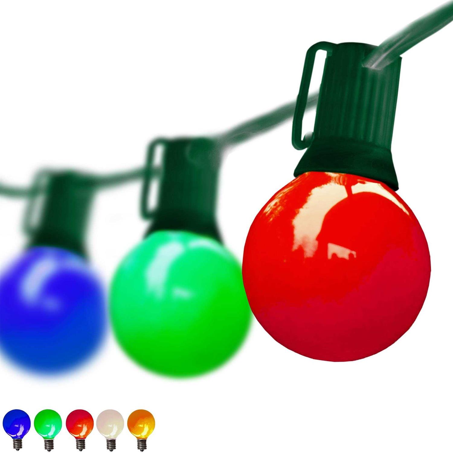 Wintergreen Lighting G50 Commercial String Lights