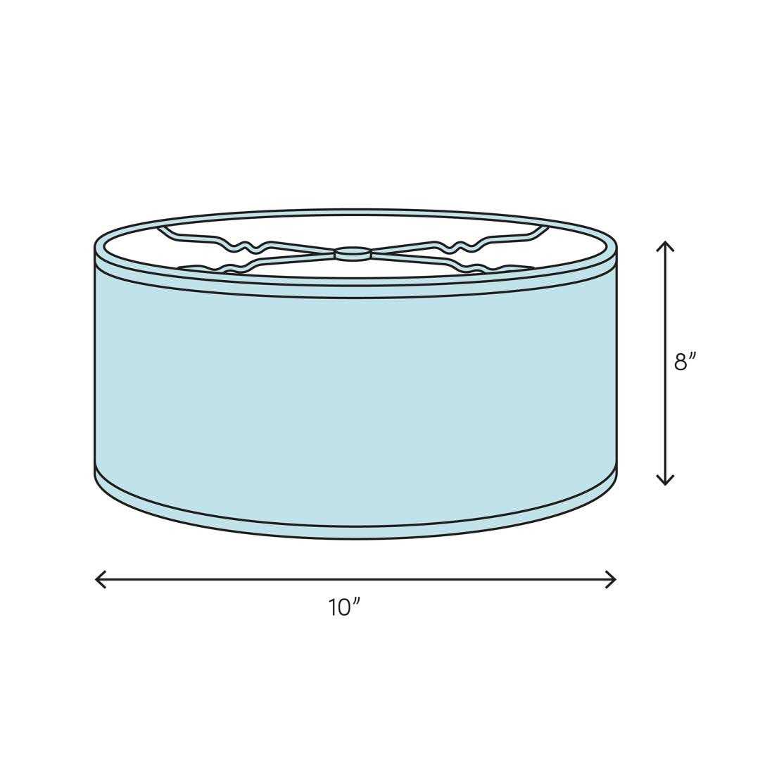 8 H Paper Drum Lamp shade Ebern Designs