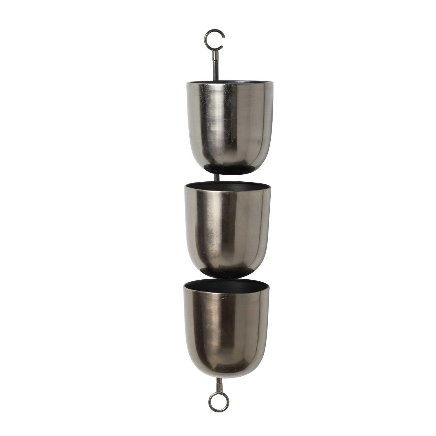 The Novogratz Contemporary Metal Hanging Wall Planter Rack