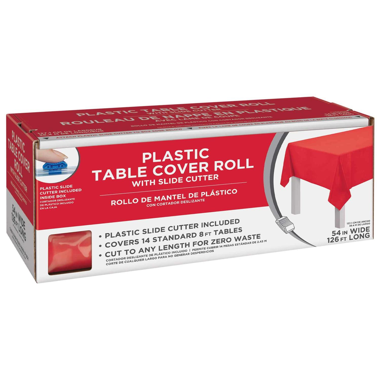 Amscan Boxed Plastic Table Roll
