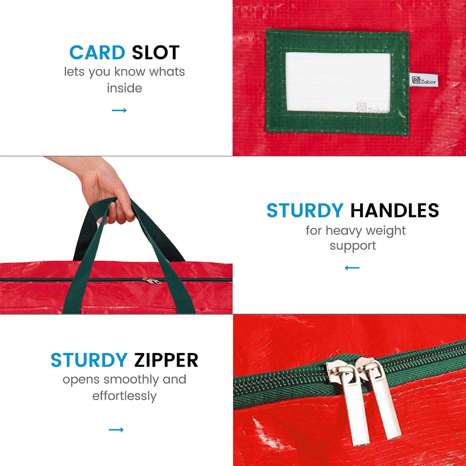 Zober Artificial Christmas Tree Storage Bag Fits Up Holiday Trees