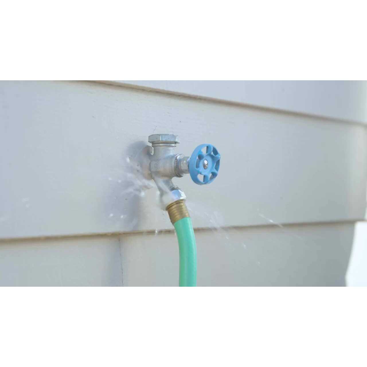 Aquor 1/2 in. NPT Inlet and 3/4 in. Hose Connector House Hydrant V2+ Modern Outdoor Wall Faucet