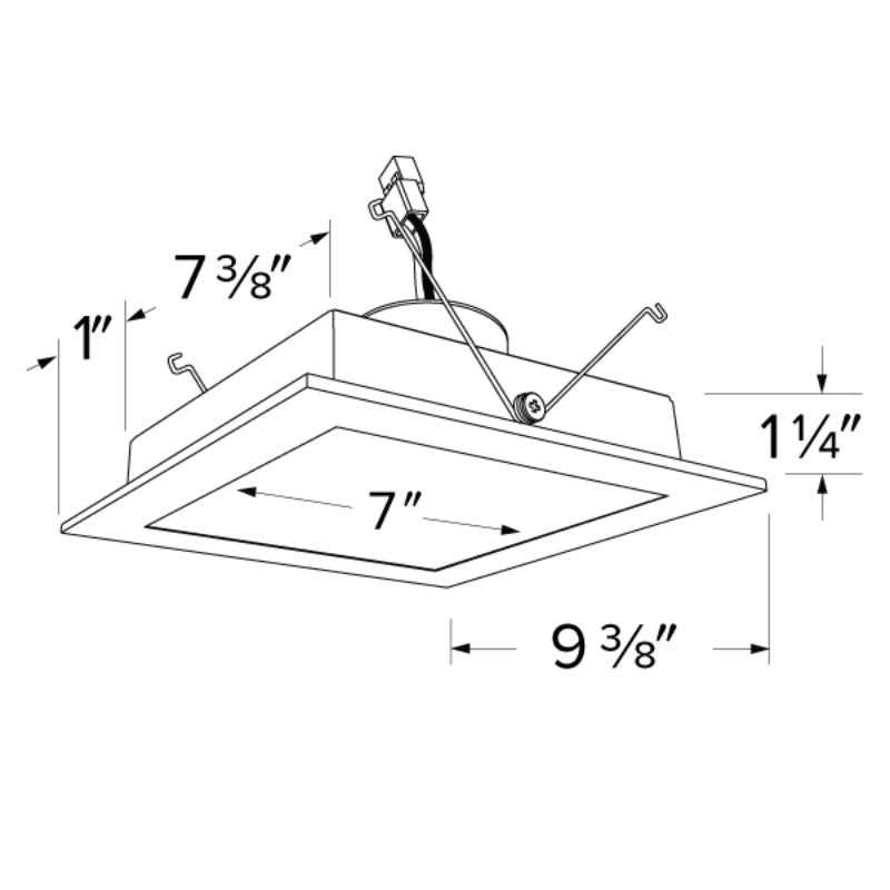 8 Elco Square LED Retrofit Insert