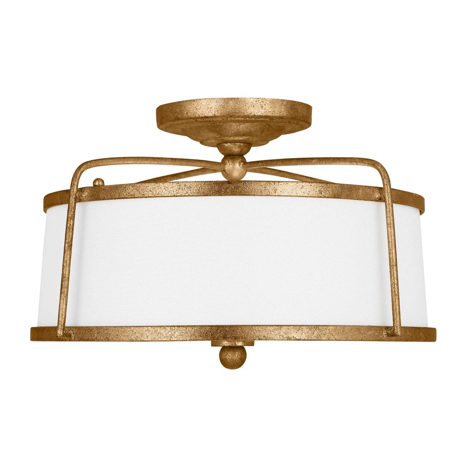 Stonington Semi Flush Mount Visual Comfort Studio CF1102ADB