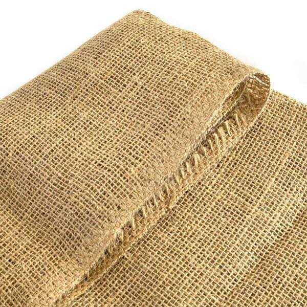 Wellco Gardening Burlap Roll Natural Burlap Fabric for Weed Barrier