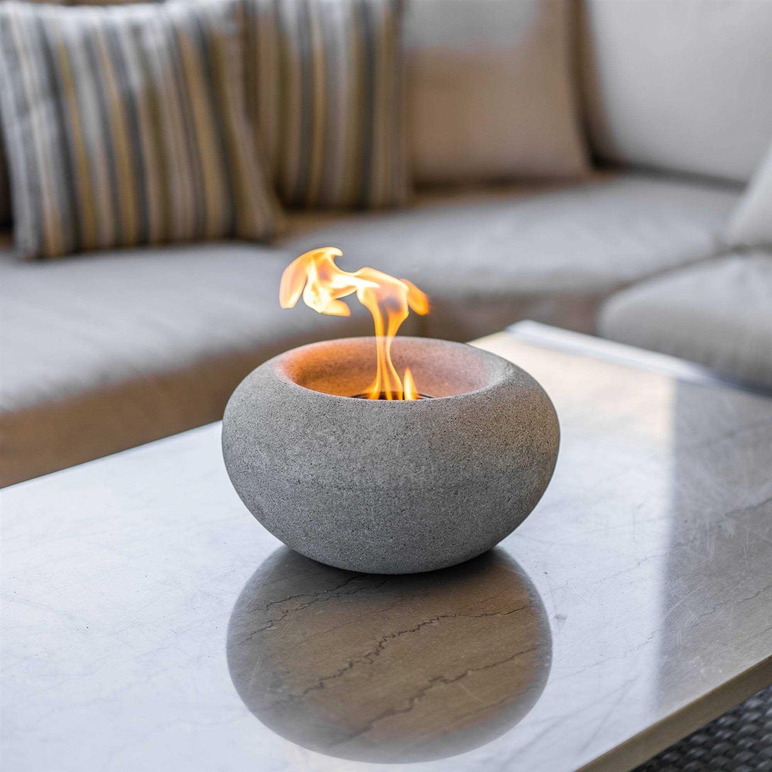 TerraFlame Concrete Stone Fire Bowl Table Top