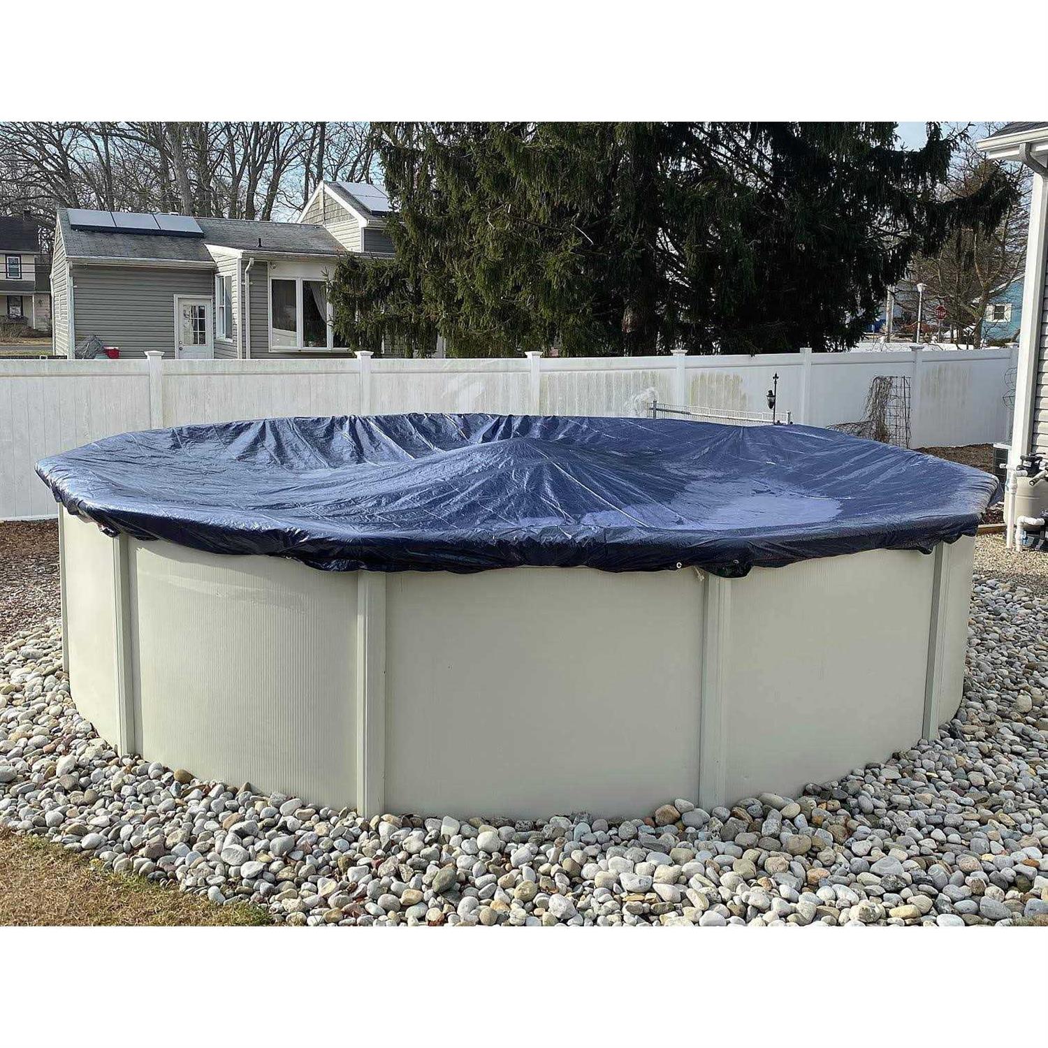 Winter Block Oval Winter Pool Cover