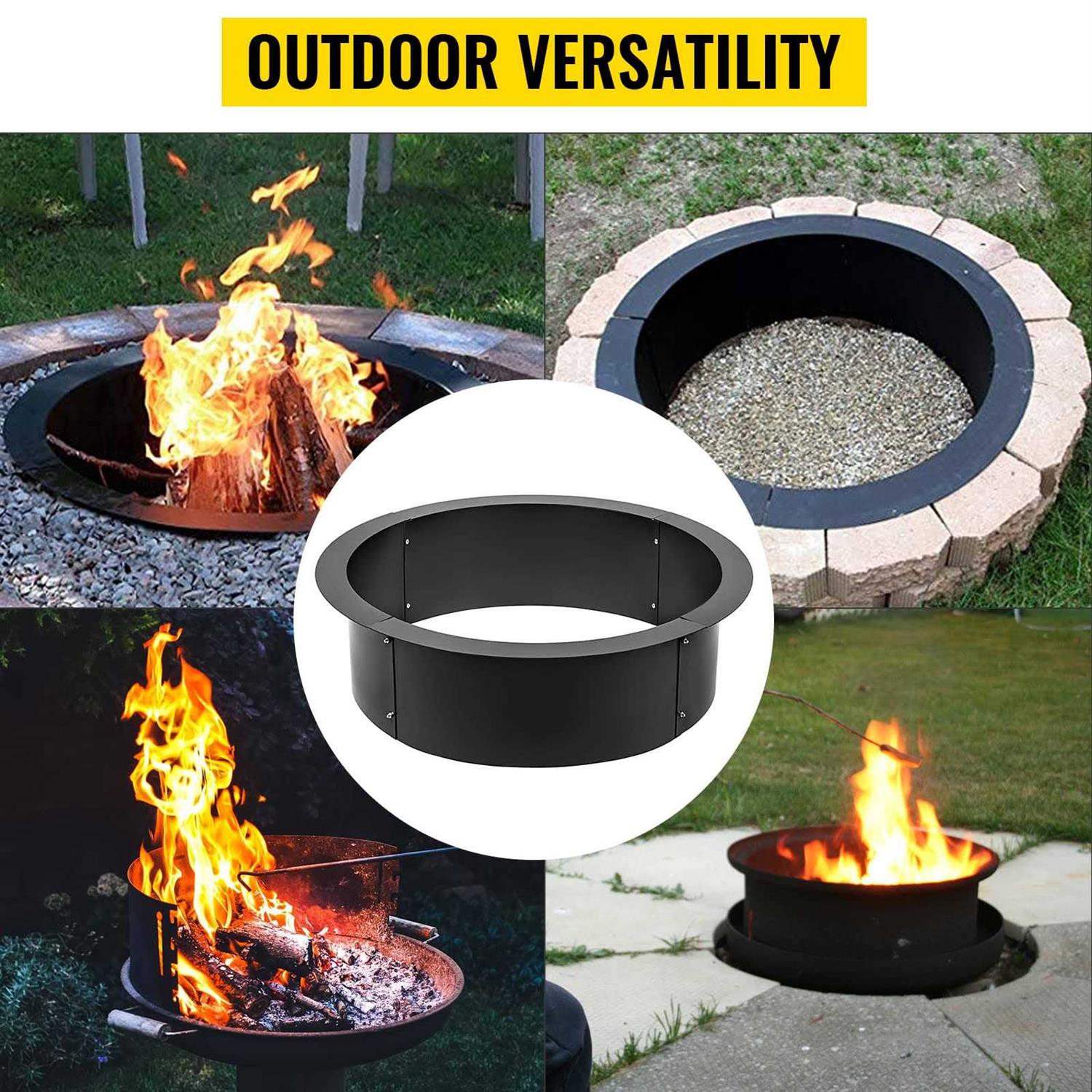 Vbenlem Fire Pit Ring 42-Inch Outer/36-Inch Inner Diameter