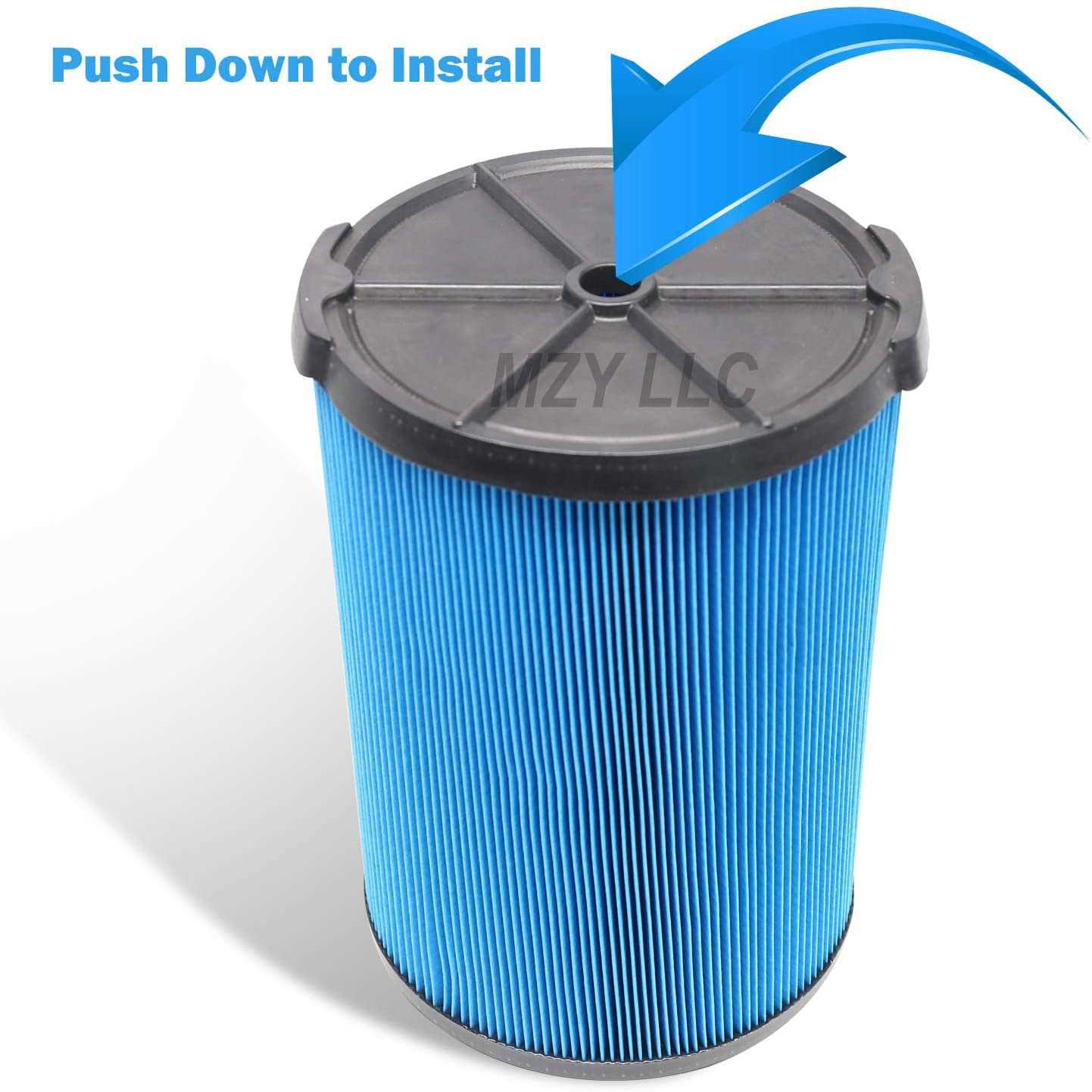 2 Pack Vf5000 Replacement Filter for Ridgid for Shop Vac 6-20 Gallon Wet Dry Vacuums