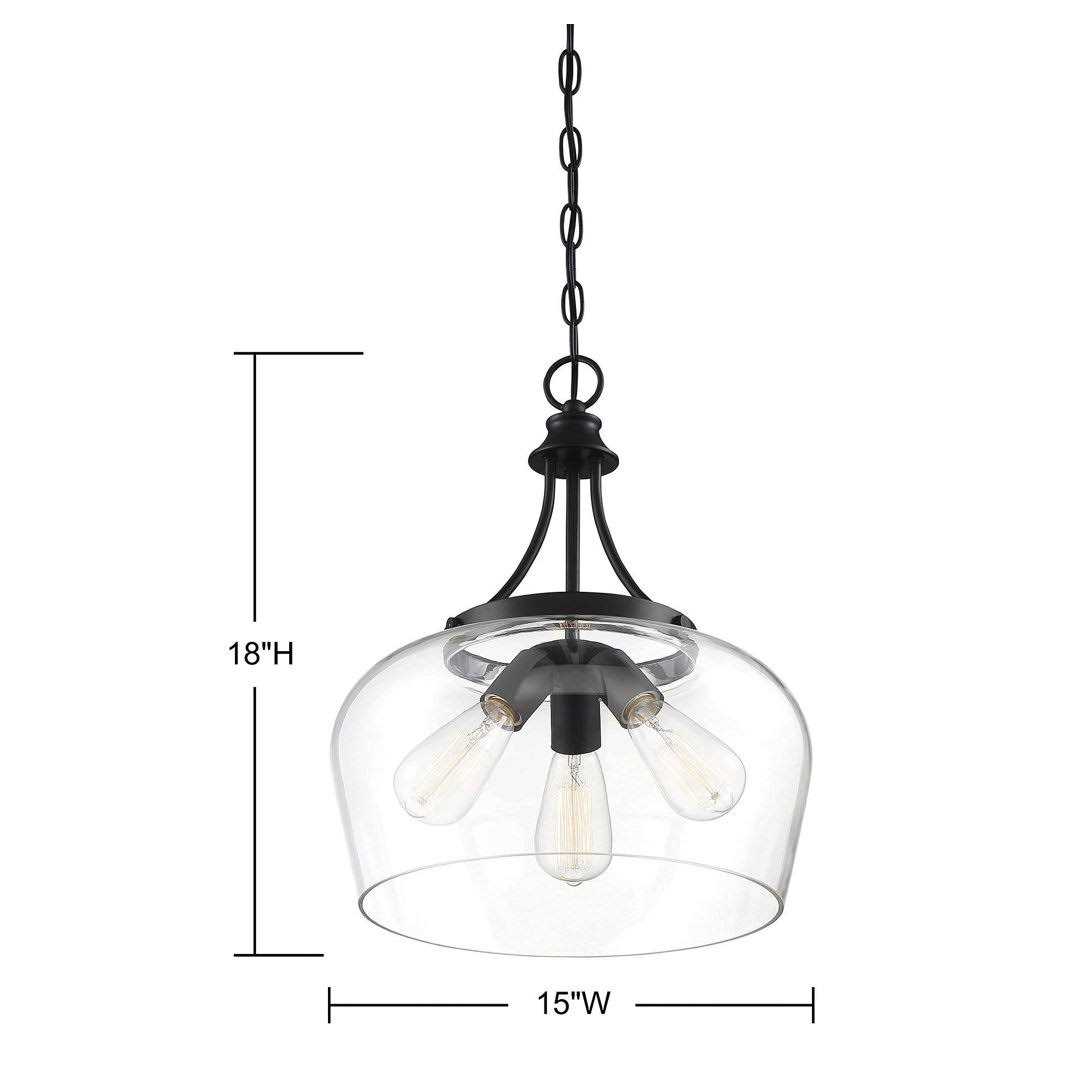 Birch Lane™ Breena 3 Light Unique Dome Pendant Finish
