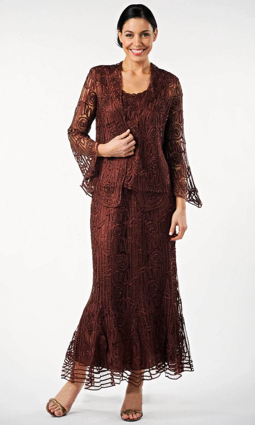 Handmade Silk Collar Jacket Skirt Three Piece Set