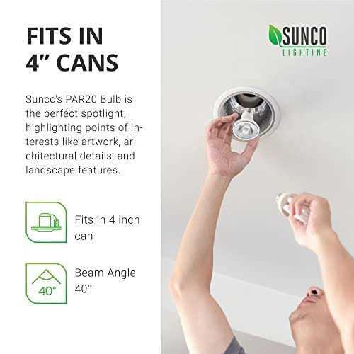 Sunco Lighting PAR20 LED Bulb
