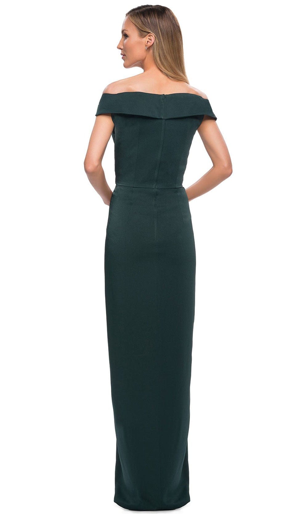 Ruched Cap Sleeved Long Jersey Dress