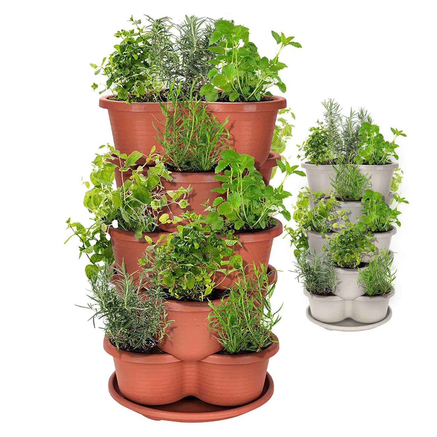 Amazing Creation Stackable Planter Vertical Tower Garden Planter Strawberry Planter