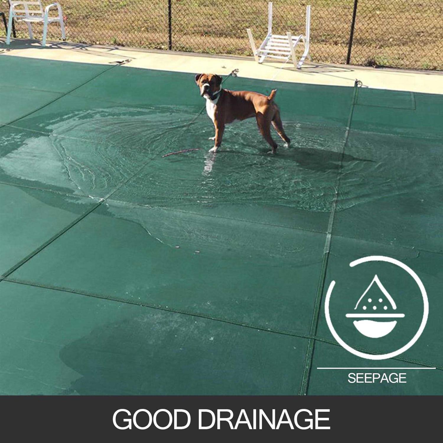 VEVOR Inground Pool Safety Cover Rectangular Winter Pool Cover YYCM