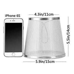 YISUN Set of 6 Crystal Chandelier Mini Lamp Shade 5.5-inch