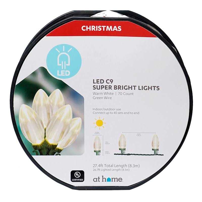 At Home Led Transparent C9