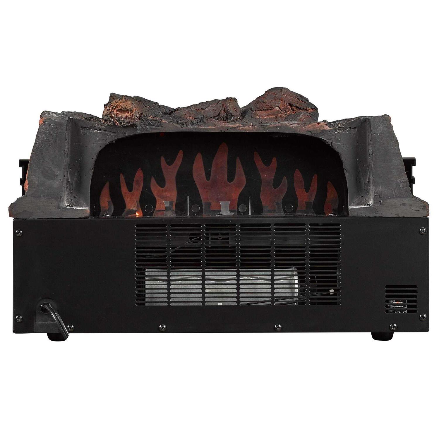 Style Selections Infrared Quartz Log Set Heater with Realistic Ember Bed & Logs CFI031ARU-19