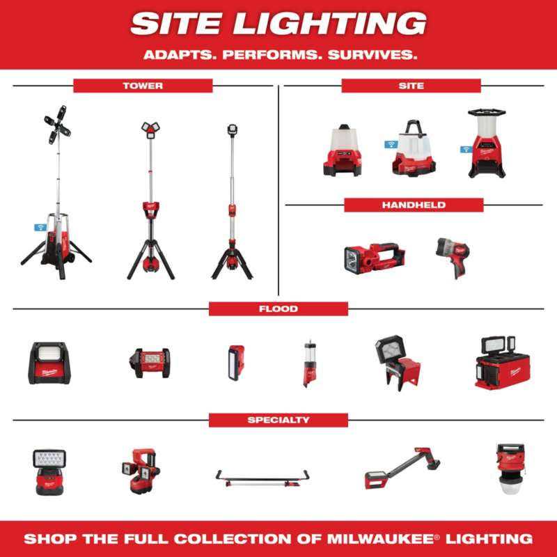 2365-20 Milwaukee M18 ROVER Mounting Flood Light