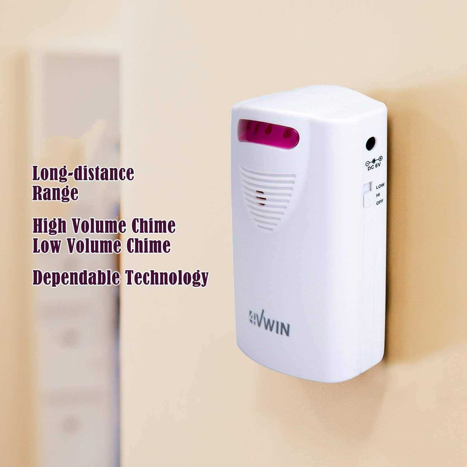 4vwin driveway alarm provides a convenient and economic way to alert you the moment when someone is approaching your home