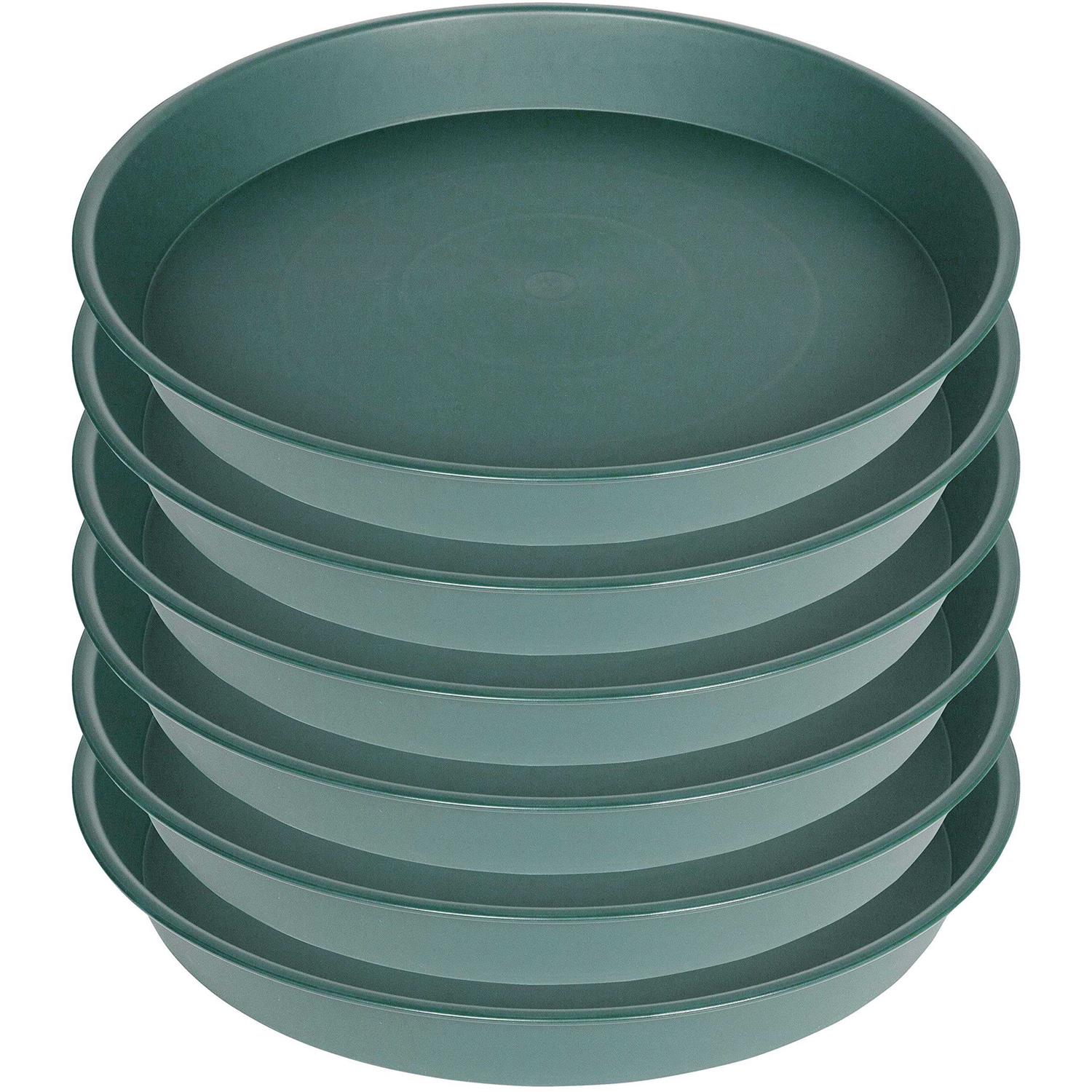 Bleuhome 3 Pack Plant Saucer Depth Tray
