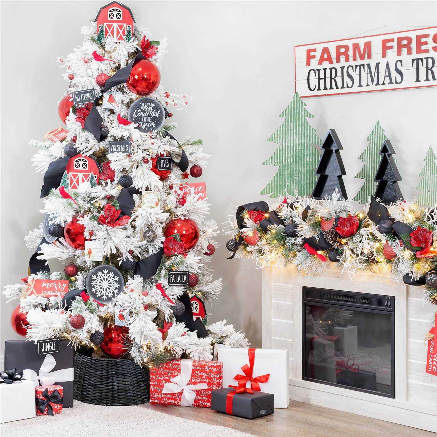 AuldHome Design AuldHome Wicker Christmas Tree Collar