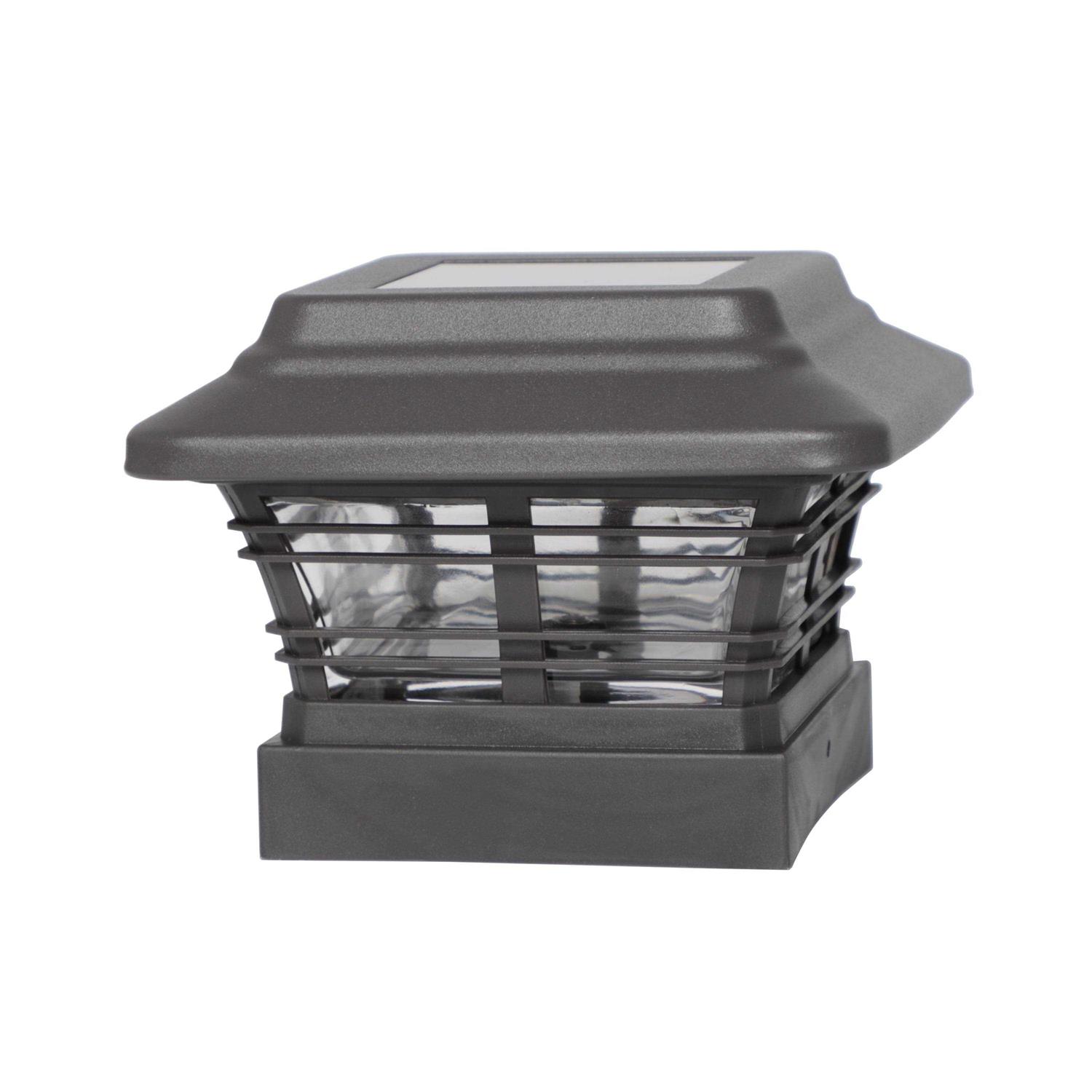 Better Homes & Gardens Solar Powered 4&” x 4&” Post Light