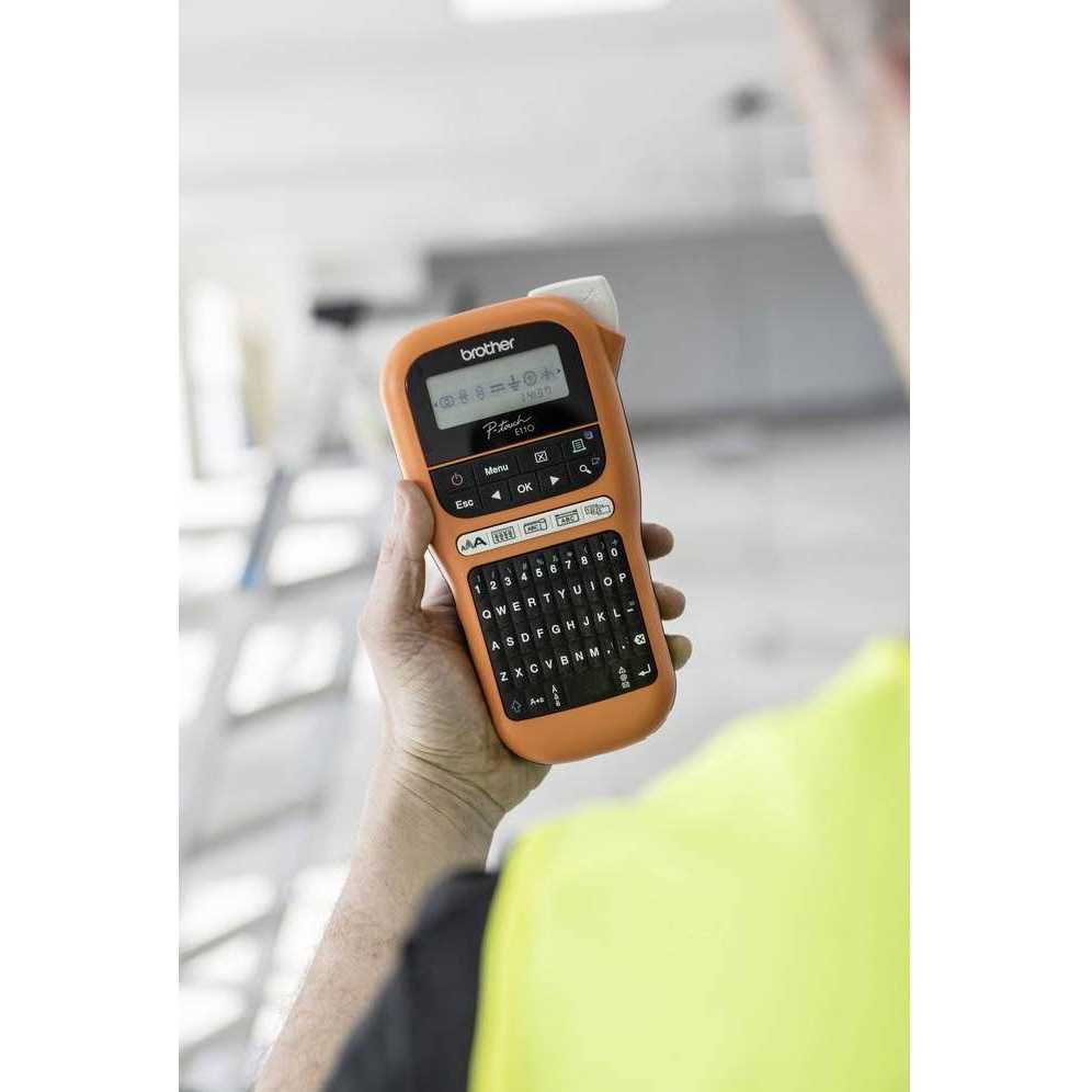 Brother PT-E110 Industrial Handheld Labeling Tool PTE110