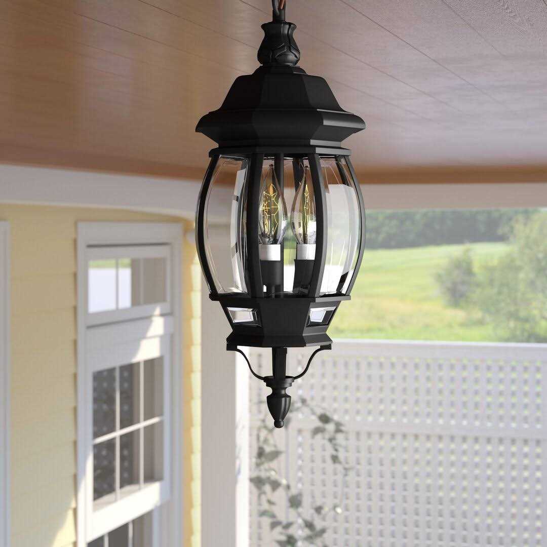 Alcott Hill Mackintosh 3-Light Outdoor Hanging Lantern