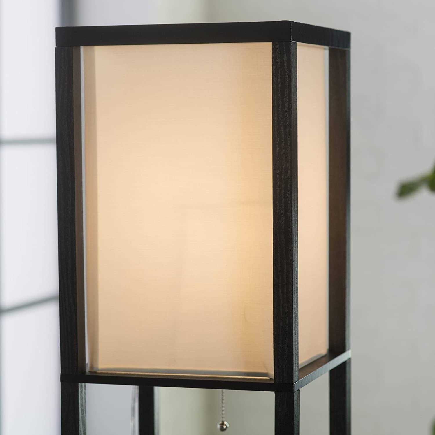 Adesso Parker Shelf Floor Lamp
