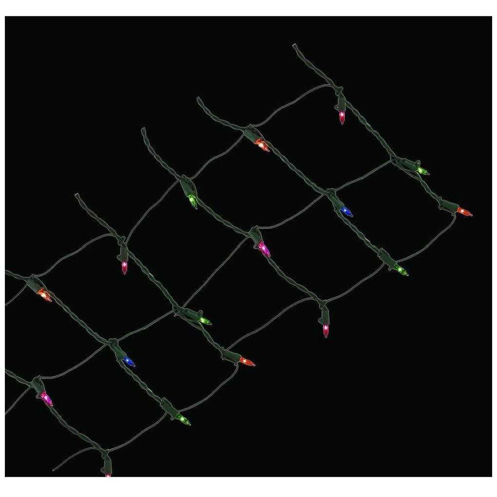300L Multi Incandescent Mini Christmas Net Lights Home Accents Holiday