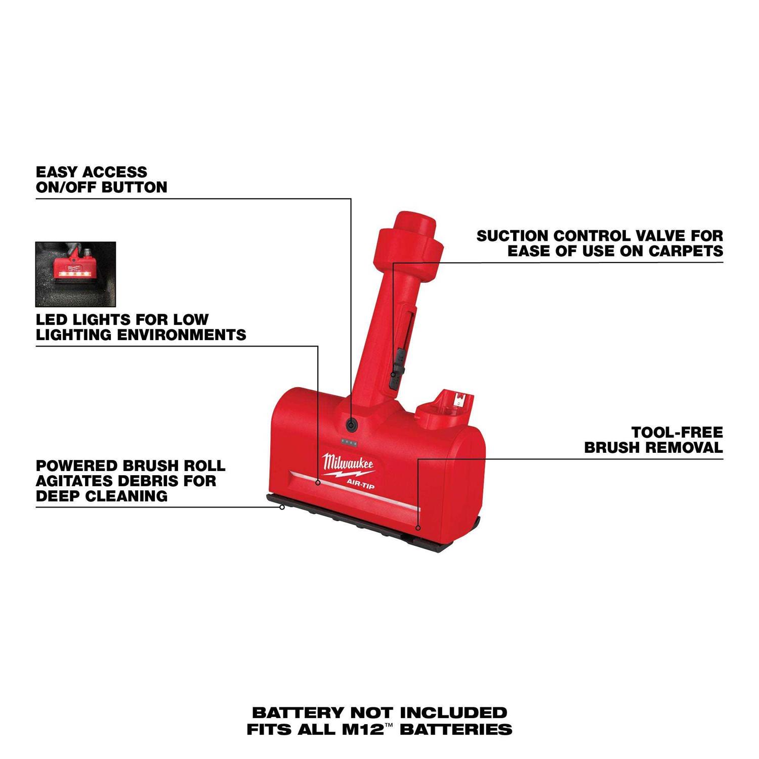 0980-20 Milwaukee M12 AIR-TIP Utility Nozzle