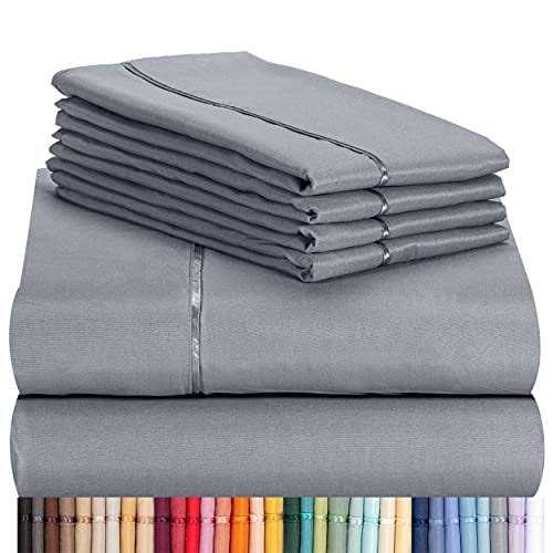 6 PC LuxClub Bamboo Sheet Set 18 inch Deep Pockets