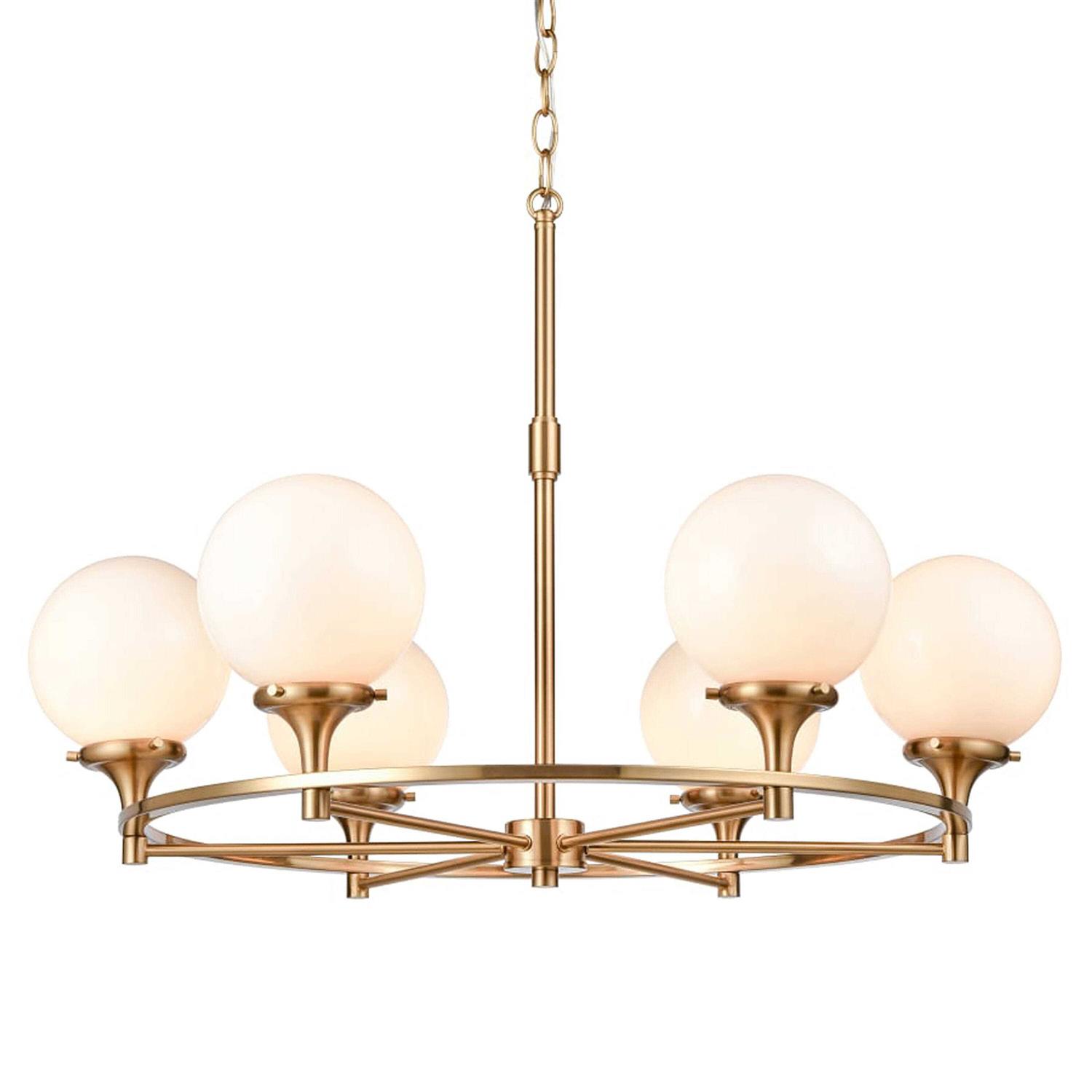 Alfaro 6 Light 30 Wide Ring Chandelier Signature Hardware