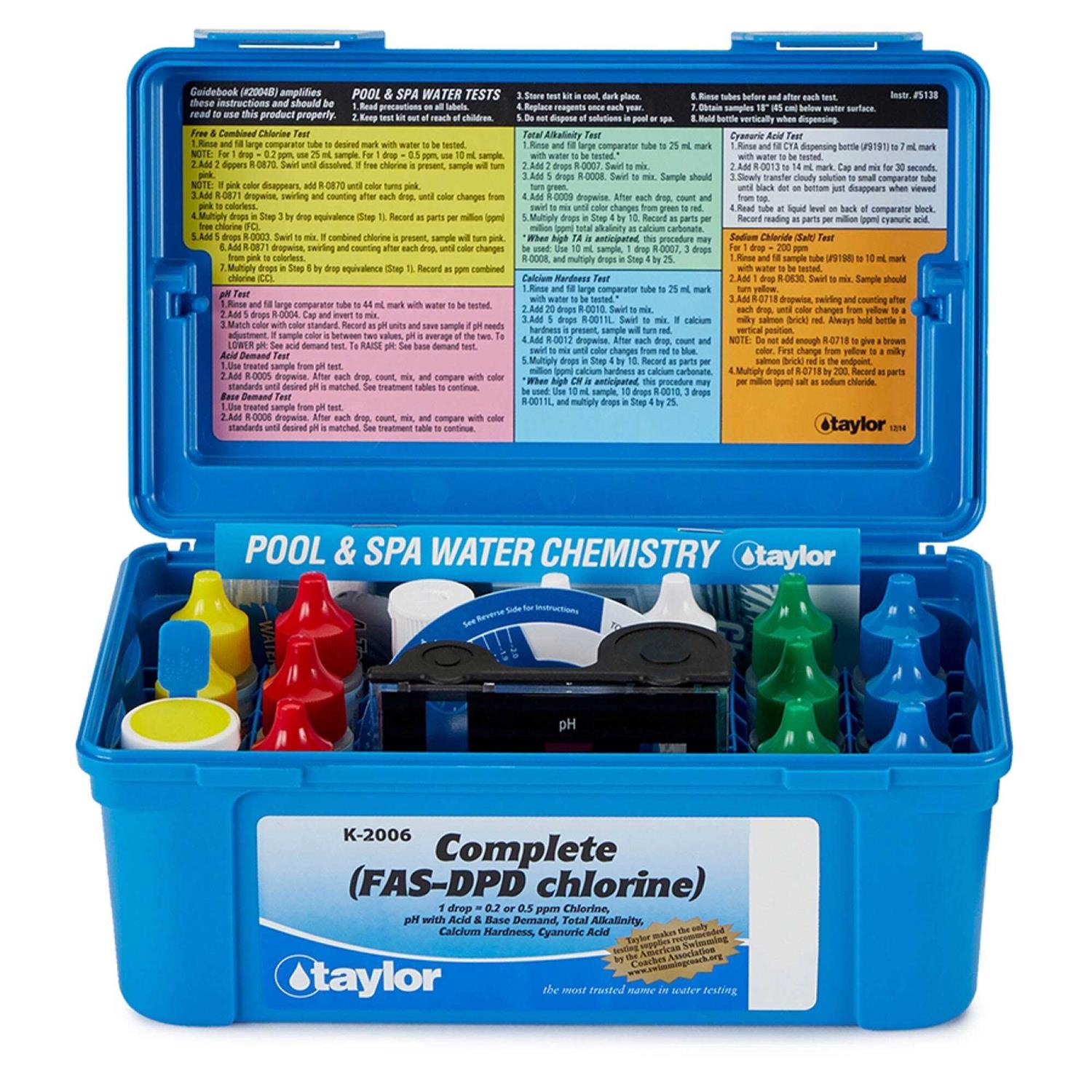 Taylor Complete FAS-DPD Chlorine Test Kit K-2006
