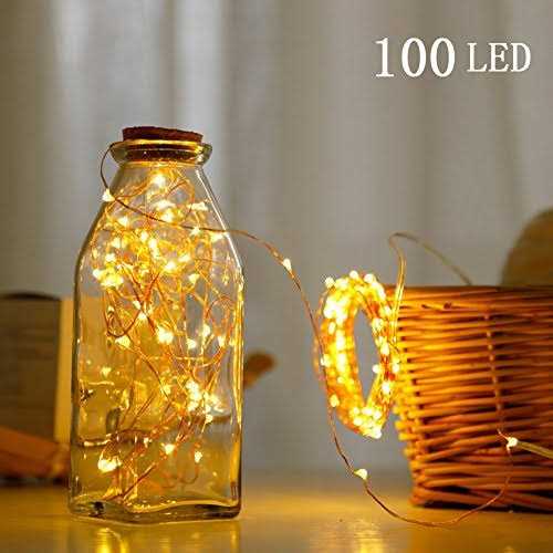 Twinkle Star Copper Wire Fairy String Lights 8 Modes USB Powered