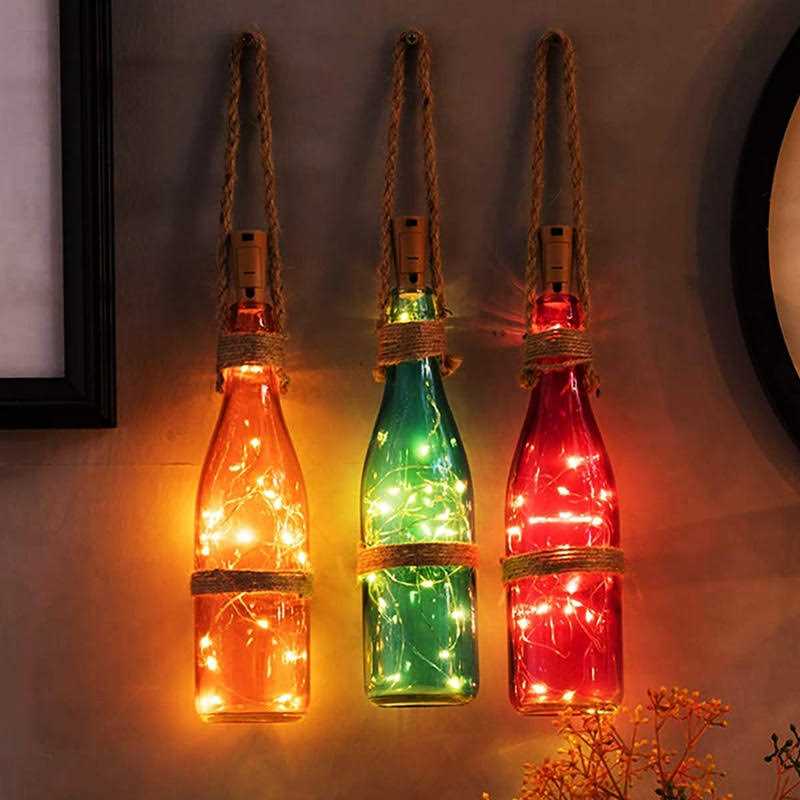 30 Pack Wine Bottle Lights with Cork