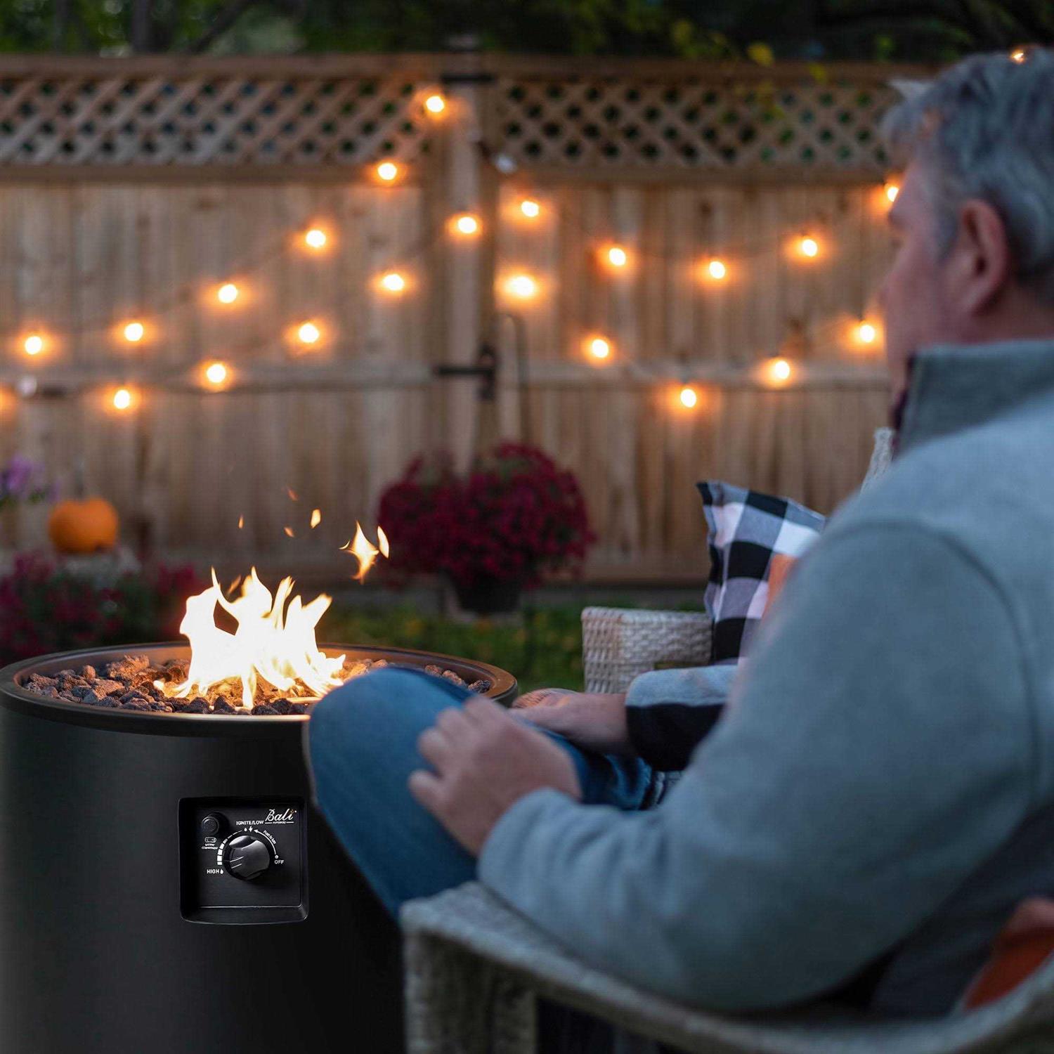 Four Seasons Courtyard Gas Fire Pit + Cover