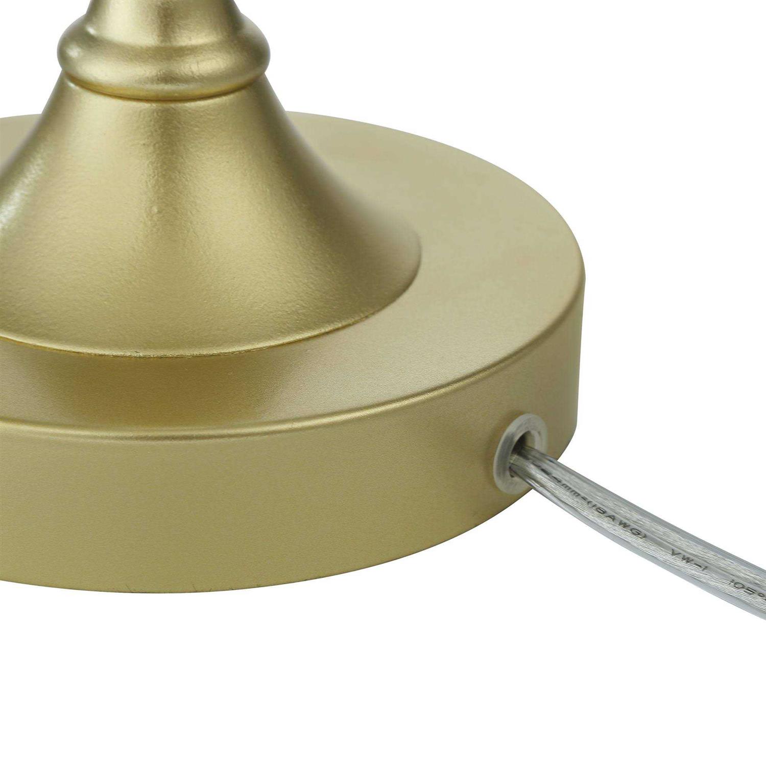 360 Lighting Solange Luxury Glam Table Lamps 25 High Set of 2 Stacked Crystal glass Gold White tapered drum Shade for Bedroom Living Room Bedside